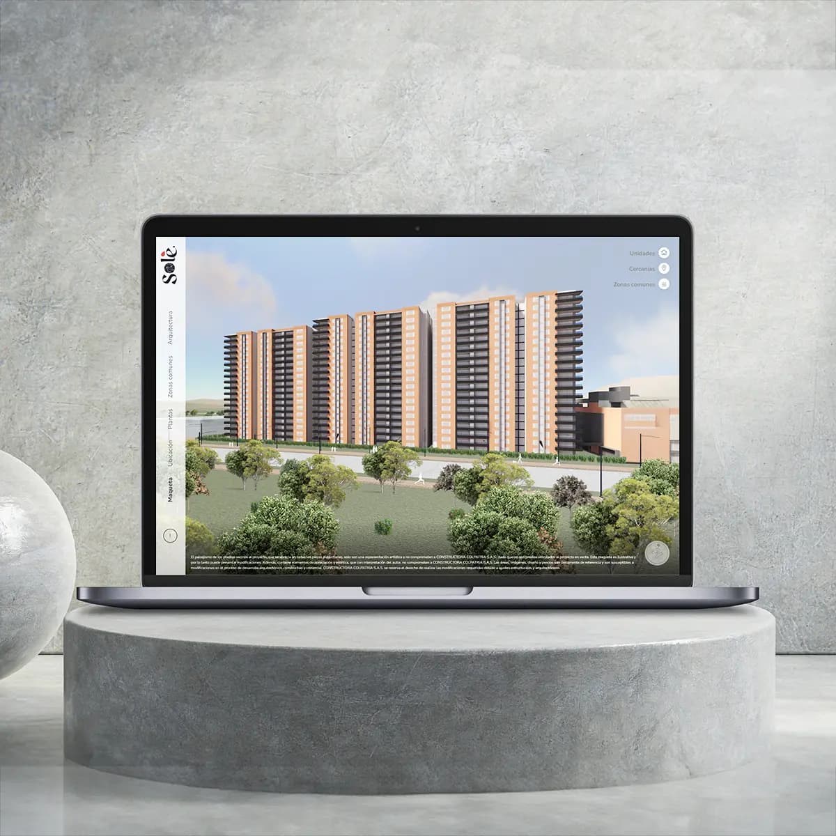 Solé multimedia interactive experience, designed to promote energy sustainability.